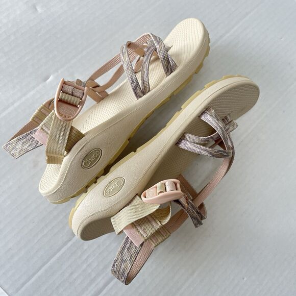 Chaco ZX/2 Cloud Dual Adjustable Straps Cushioned Sandals Womens US 12 Beige - Picture 5 of 12